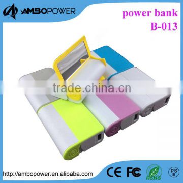 4400mah power bank with mirror