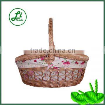 handle wicker decorative picnic basket