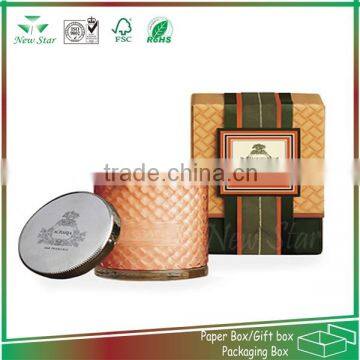 new custom style paperboard packaging candle gift box