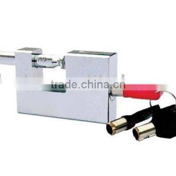 BRASS BLOCK LOCK(tubular key,chrome plated)