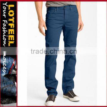 jeans pants man slim fit man denim jeans pents sewing thread for jeans jeans liquidation(LOTD117)