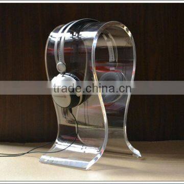 Acrylic earphone Display holder for surpermarket