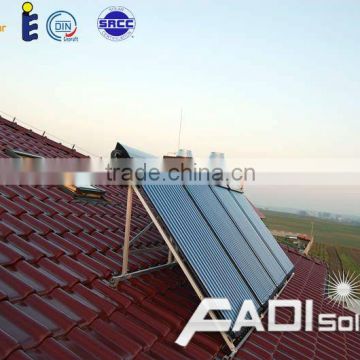 China High Quality Solar Heat Pipe Collectors for House Heating and Hot Shower Water(4pcsx15tube)