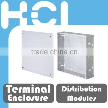 SOHO Multimedia Network Terminal Enclosure For Distribution Modules