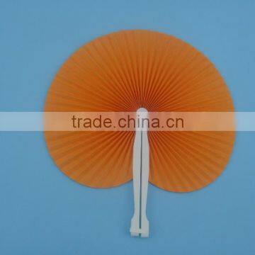 round style paper folding fan