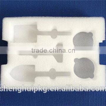 China manufacture EPE foam die cutting shapes /foam box inserts for tool packaging