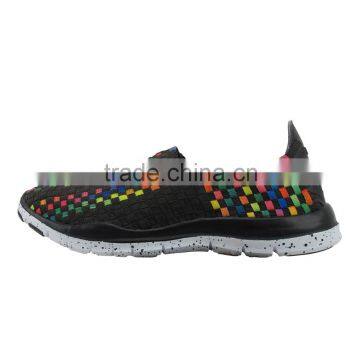 2015 Latest fashion casual shoes women summer woven shoes