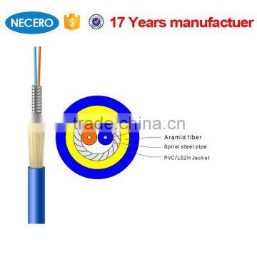 Indoor 2 Fiber Armored Optical Fiber Cable(GJSFJV) for Isreal cabling systems