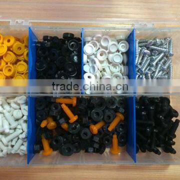 TC BV Certification 330pc Hardware Assorted Plastic Cap Nuts And Bolts