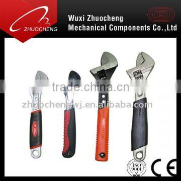 all size PVC handle adjustable wrench