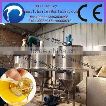 high effficiency and large stock sunflower oil refining machine