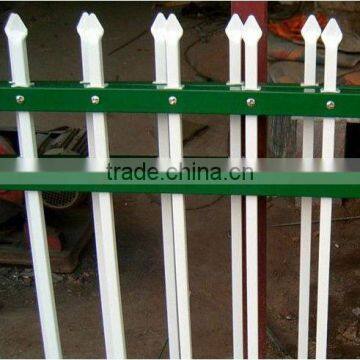 Galvanized and pvc coated iron art garden Fence