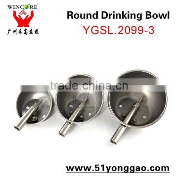 Pig Stainless Steel Small Round Drinking Bowl reducing sewage discharge