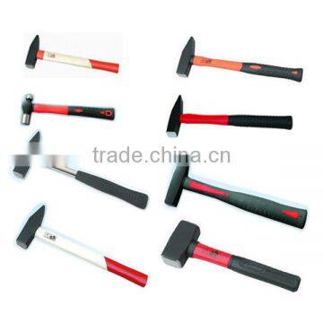 Different type of High quality Drop forged 45# steel machinist hammer