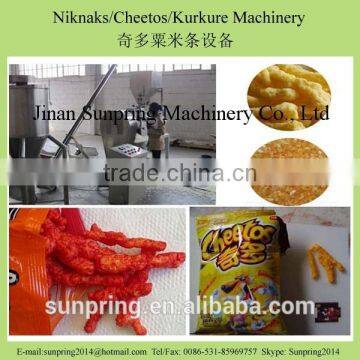 Fully automatic cheetos kurkure nik nak production line