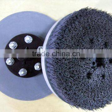 professional custom 100mm diameter abrasive nylon disc brush