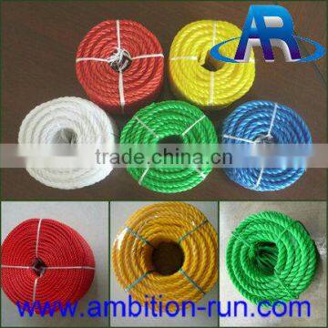 Hot sale high quality 3-12 ply plastic pe rope