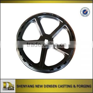 OD 300mm black Stamping handwheel for valve