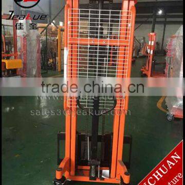 1000kgs 1500kgs 2000kgs Hand Staker Forklift Hydraulic Manual Stacker photo-2