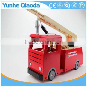 Fire Truck Toy , Extending Ladder and Water Pump Hose to Shoot Water, Bump and Go photo-3