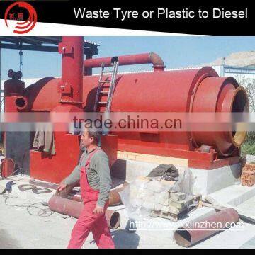 Good Quality Waste Tire Recycling Pyrolysis Plant/used Engine Oil Distillation Equipment photo-4