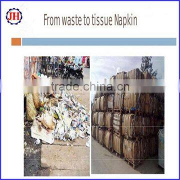 2400mm, Waste Paper Reccycling Machine Plant Equipment Producing Tissue Paper