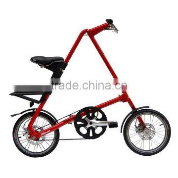 16 inch alloy folding bicycle of fixed bike aluminum for cheap sale bicycle parts