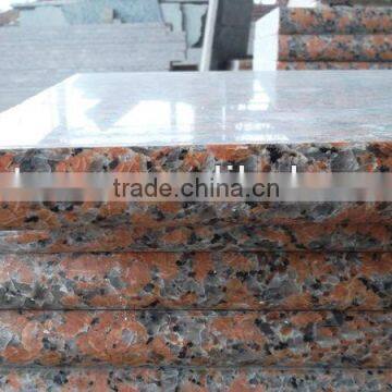 cheap good quality G562 maple red granite stairs