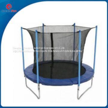 CreateFun Silver Sports 8ft Round Trampoline With Replacement photo-4