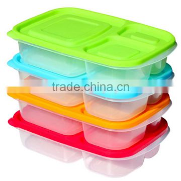 3-compartment Bento Lunch Box BPA Free Kids Lunch Box