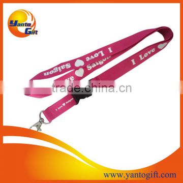 Sublimation logo Branded lanyard for promotion