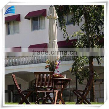 Patio Market Sun Beige Umbrella With Push Button Tilt and Crank photo-3