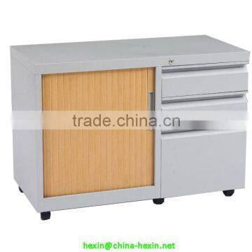 Steel Glass Filing Cabinet Steel Bookcase Metal Lower Glass Cupboard photo-4