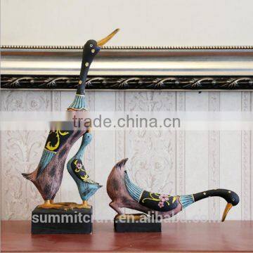 Fancy Resin Duck and Rooster Figuirnes Wholesale Rustic Home Decor photo-3