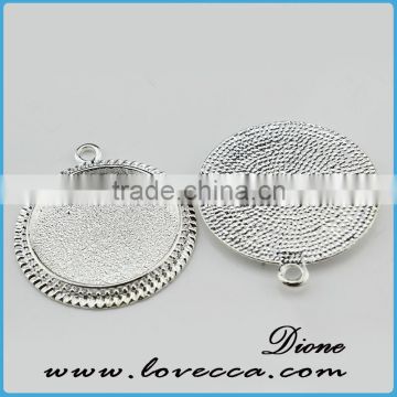 round cabochon pendant settings	,alloy pendant base for cabochons,fashion necklace pendant tray