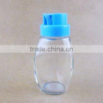 super quality spice bottle with lid / glass bottle