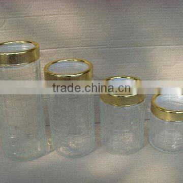 hot sale glass jar / storage glass jar