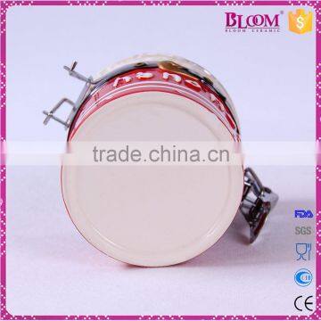 Iron Desgin Ceramic Christmas Wholesale Cookie Jars photo-6