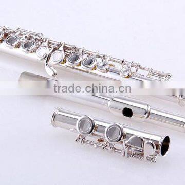 16 closed holes C key metal flute