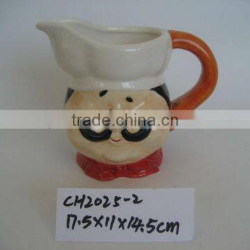 decorative ceramic milk jug