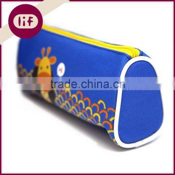 Cute Giraffe Printing Canvas Pencil Bag, Giraffe Printing Pencil Bag,Canvas Pencil Bag photo-2