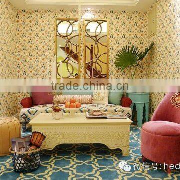 Modern PU Antique Gold Decorative Wall Mirror GY-009P-04 photo-4