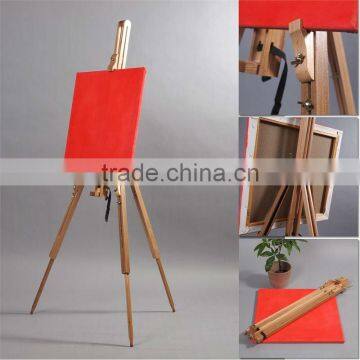 artist painting easel