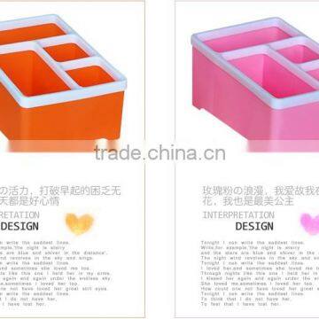 Home Storage Plastic Cosmetic Organizer Display Case Box Office Supplies Box photo-2