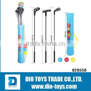 Deluxe plastic golf toy set for indoor&outddor game