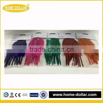 Hot selling and fashion colorful nature goose feather for wedding event party decoration feather