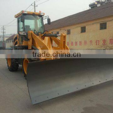 zl28F 3TON wide tires wheel loader with snow blade