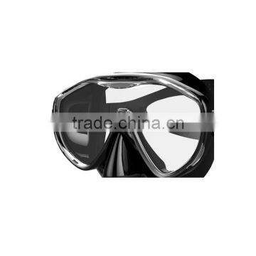China Diving Mask Black Free Diving Mask One Lens Face Mask Scuba Diving Equipment photo-2