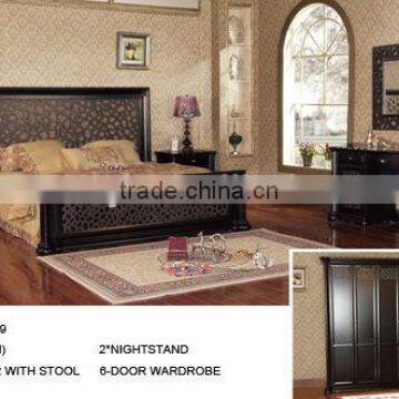 wood classical bedroom furniture