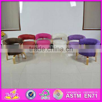 Modern Design Living Room Sofa Chairs,Fashion Comfortable Wooden Sofa Chair,hot Sale Wooden Toy Sofa Chair W08F031 photo-6